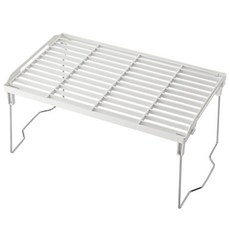 【JOJO】KEYWAY 柏林42CM重疊收納架 AE-542, 白色, 1層