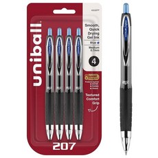 Uni-Ball 유니볼 207 리트랙터블 젤 펜 321915 3900245582, Blue