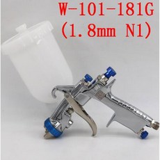 오리지널 w101 hvlp 핸드 매뉴얼 w101 134g 페인트 스프레이 건 일본 W-101 스프레이 건 자동차 페인트 건 가구 페인트 페인트 권총, 181G(1.8mm N1 Cap) 1, 1개