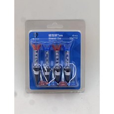 高爾夫子母磁性球Tee 球梯 球托 高爾夫球釘 台灣現貨開發票, 4支裝更划算(混色), 1個