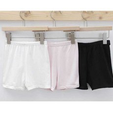 여자 아이 얇은 면원단 속바지 여름 반바지 여름속바지 유아속바지 키즈속바지 쥬니어 면속바지 dew+6850kR