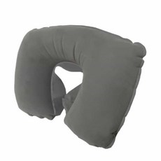 인프마켓 캠핑 여행 목배게 여행편의용품 여행용배게, 그레이