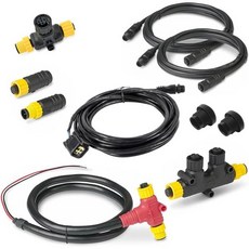 NMEA 2000 스타터 키트 및 야마하 아웃보드 엔진 인터페이스 케이블 20062023 번들 이중 티 종단기 마린 2K 네트워크 로란스 가민 교체용 000012037 3004
