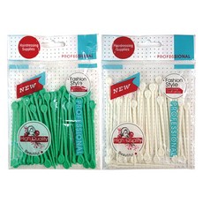 루시피 고급형 파마꽂이 파마스틱 약50개입 (색상랜덤발송) 파마재료, 50개, 50ml