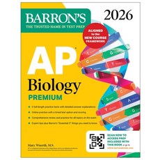 (英文圖書)AP Biology Premium 2026: Prep Book with 6 Practice Tests + Comprehensive Review... 平裝版, Barrons Educational Services, 英文