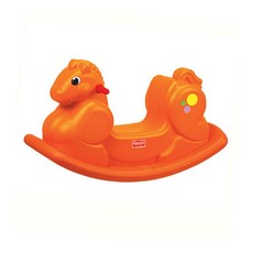 흔들말 오렌지 놀이기구 승마놀이기구 인형탑승