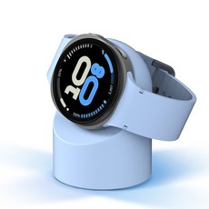 별다섯 갤럭시 워치 울트라 워치 8 7 6 5 충전기 거치대 실리콘 스탠드 독, 스카이블루, 1개