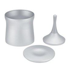 Normcore 54mm 마그네틱 도징 컵 에스프레소 도징 컵 바리스타 커피 그라인더 도징 도구 54mm 브레빌 세이지 포타필터 바스켓 양극 산화 알루미늄 실버