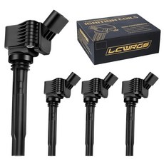 점화 코일 팩 4개 세트 2014 2015 2016 2017 2018 2019 폭스바겐 VW 파사트 비틀 제타 GTI 골프 아우디 A3 A4 1.8 2.0에 적합 UF765 G, 점화 코일 팩 4개 세트 2014 2015 2016 2