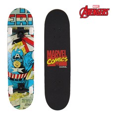 마블 어린이 입문용 31인치 스케이트보드 캡틴아메리카, 1개
