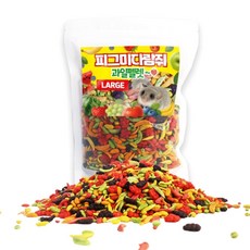 피그미 다람쥐 과일펠렛 라지 350g 햄스터 소동물 간식, 1개