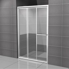 【海夫健康生活館】ITAI一太 金冠4000 一字三門 橫向雙面開關 有框式淋浴拉門