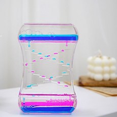 오일타이머 모래시계 주방 거실 장식소품 오일시계 오일멍 모션버블러, 그린 파랑