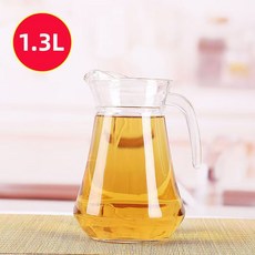 1.3L 透明玻璃鴨嘴壺帶把, 1.3L不帶蓋 12個 箱, 1套