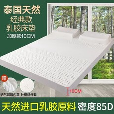 천연 라텍스 매트리스 두꺼운 손님용 바닥용 80x200, D. 90x200cm 기숙사 침대 태국산 라텍, C. 업그레이드 버전  85D 밀도 10cm
