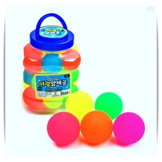 꼬마꼬마 야광 얌체공 탱탱볼 4.5cm 20개입 빛나는 장난감 앤츠런2