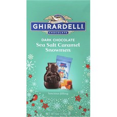 GHIRARDELLI 鷹牌 黑巧克力海鹽焦糖雪人, 1個, 170g