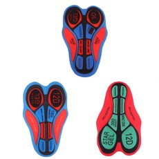 shangren 3 pcs 다용도 자전거 속옷 쇼티 반바지 바지 젤 쿠션 3d 패딩 패드-좋은 보호 엉덩이 상처를 제거하는 좋은 방법