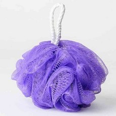 마늘이네 손잡이형 샤워볼 막대형 거품볼 때 등여드름, 옐로우, 1개, 1개입