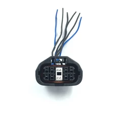 쿠쿠스토어 마쓰다 자동차 헤드라이트 어셈블리 배선 하네스 메인 플러그 12 핀 커넥터 케이블 하우징, 01 A