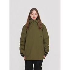 엔쓰리 NNN - Hide Anorak - JACKET - 올리브 / 남녀공용 스노우보드복 스키복 자켓
