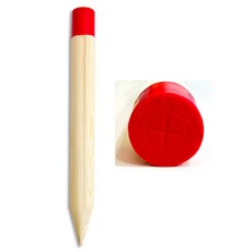 측량말뚝 (목재) 경계말뚝 경계점표시 측량도구 경계말목 지적경계점 측량작업 경계점표지 토공지주 토목말뚝 경계표시지주, 1개