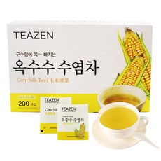 韓國 Teazen Dahada 玉米鬚茶 玉米茶 牛蒡茶 0糖低卡, 1個, 玉米鬚茶10包, 10個裝