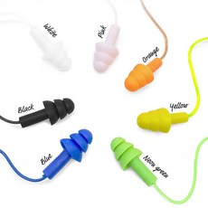 스위모 실리콘 수영 끈귀마개 케이스포함, 블랙