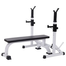 바벨거치대 스쿼트랙 역기거치대 스쿼트 벤치프레스 정리대 가정용 역기 홈짐 브라켓 걸이 랙, C. 스쿼트+큰 플랫 스툴 세트