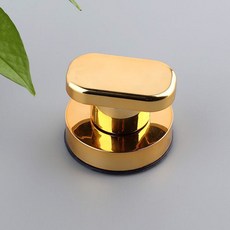 約翰家庭百貨 加壓式吸盤把手, 1個, 小款金色