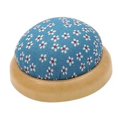 꿰매는 자수 7cm E252-17를 위한 절반 원형 바느질 바늘 핀 방석, 목화, E252-17