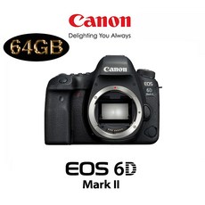 캐논 EOS 6D Mark ll BODY + SD메모리 고광택보호커버 PACKAGE, SD64GB+보호필름
