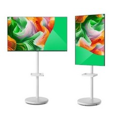 (더함) (으뜸효율 환급대상) 109cm(43인치) TV 구글 5.0 스마트티비 (화이트) (UA431QLED) (이동식 스탠드), 고객직접설치, 스탠드형, UA431QLED