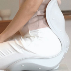 자세 교정 의자 등받이 밸런스 온열 온열 자세 교정 의자 허리 척추 골반 좌식 프렌드리본 굿프렌드 바른자세, 스카이블루