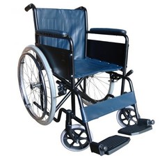 海夫健康生活館 杏華 鐵製輪椅-烤漆/塑踏板, 1個, 烤漆/塑膠板/雙煞