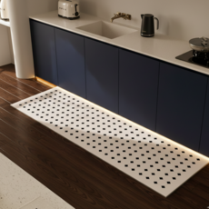 Songie 푹신한 주방 현관 발매트 pvc 소재 뽀송뽀송, C타입, 1개