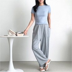 여성 편안 일자핏 조거 트레이닝 팬츠