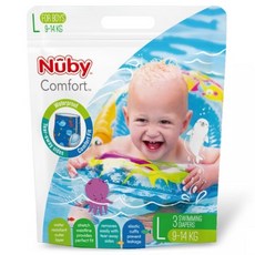 小媽咪團購趣Nuby 游泳尿布 戲水尿布 泳褲 公司貨, 1包, 戲水褲-男, 大碼 (L)