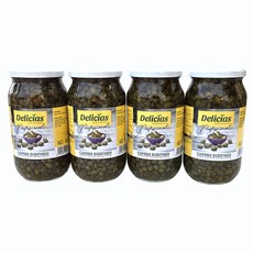 델리시아스 케이퍼 연어요리 파스타소스 절임 피클 병조림, 950g, 4개