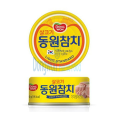 동원 라이트 참치캔, 90g, 5개