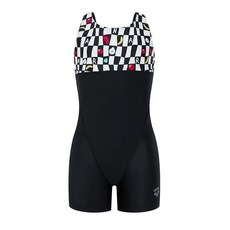 [브랜드정품]아레나 피에스타 아동 3부 반신 U백 (A5SG1GL08) BLK 강습수영복 휴가수영복