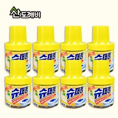 산도깨비 슈퍼청 레몬향 라벤더향 180g 변기세정제 병타입, 8개