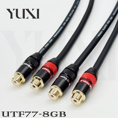 RCA公對公梅花頭喇叭延長線，AV端子視訊音源延長線，金屬頭影像短導線, 1個, RCA母頭轉RCA母頭紅色 單條,12米 含雙頭 單條