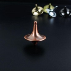 風動陀螺 空氣動力 減壓玩具, 1個, 黑科技盜夢陀螺 紅銅色 1個