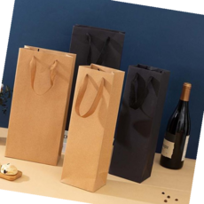 2구 와인 종이가방, 크라프트