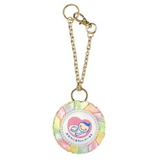 cocomam 머터니티 로제트◇프릴 리본 열쇠고리 양면 타입 아주 귀엽다 엄마가 되는 여러분께 선물 선물 축하 일본제 머터니티 마크(레인보우)