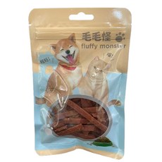毛毛怪 寵物零食 沙朗牛肉條 50g±5%, 1個, 毛毛怪-沙朗牛肉條, 50g