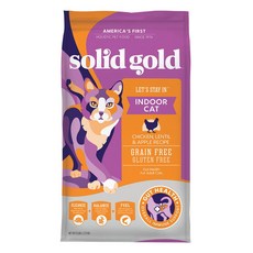 Solid Gold 素力高 貓乾糧 貓飼料 1.36kg-2.72kg, 1個