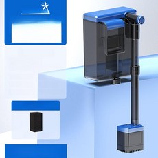 걸이식 여과기 똥집기 기능 수류 불순물 제거 물고기, 센센 2w 소형 30cm 이하, 1개, 1W