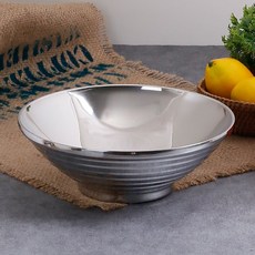 이중 스텐 라인 면기 대형 큰 짬뽕 짜장면 칼국수 물회 그릇, 1개, 이중 스텐 라인 면기 30